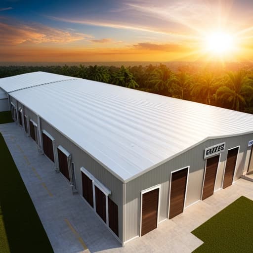 Aluminium Longspan on a roof
