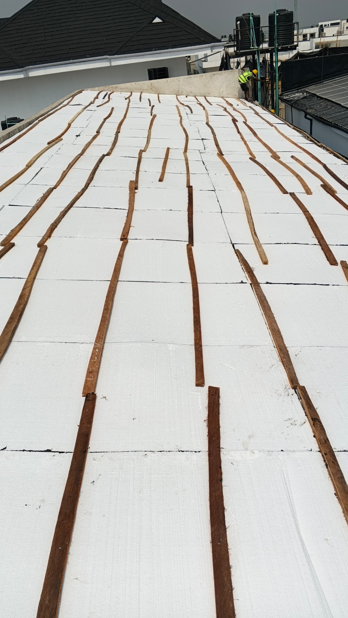 Polysterene Insulation Board Installation